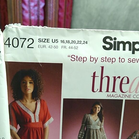 Simplicity Threads Sewing Patterns Collection Uncut Cottagecore Grandmacore - Picture 3 of 12